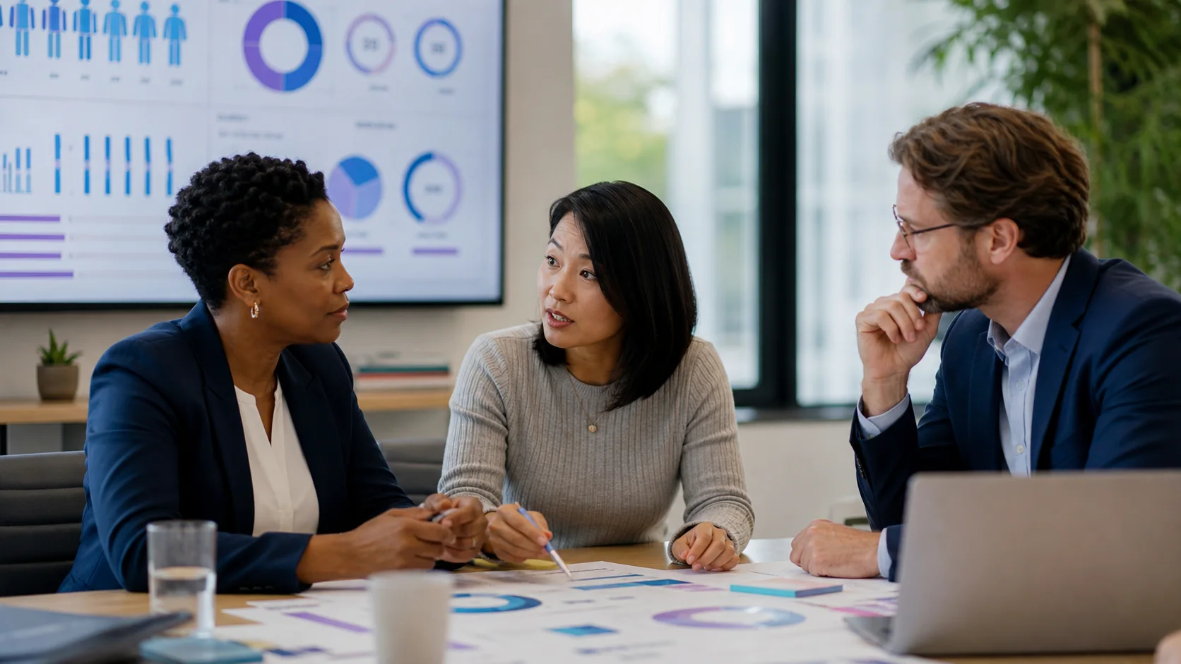 HR leaders reviewing workforce health and deciding where organizational attention belongs