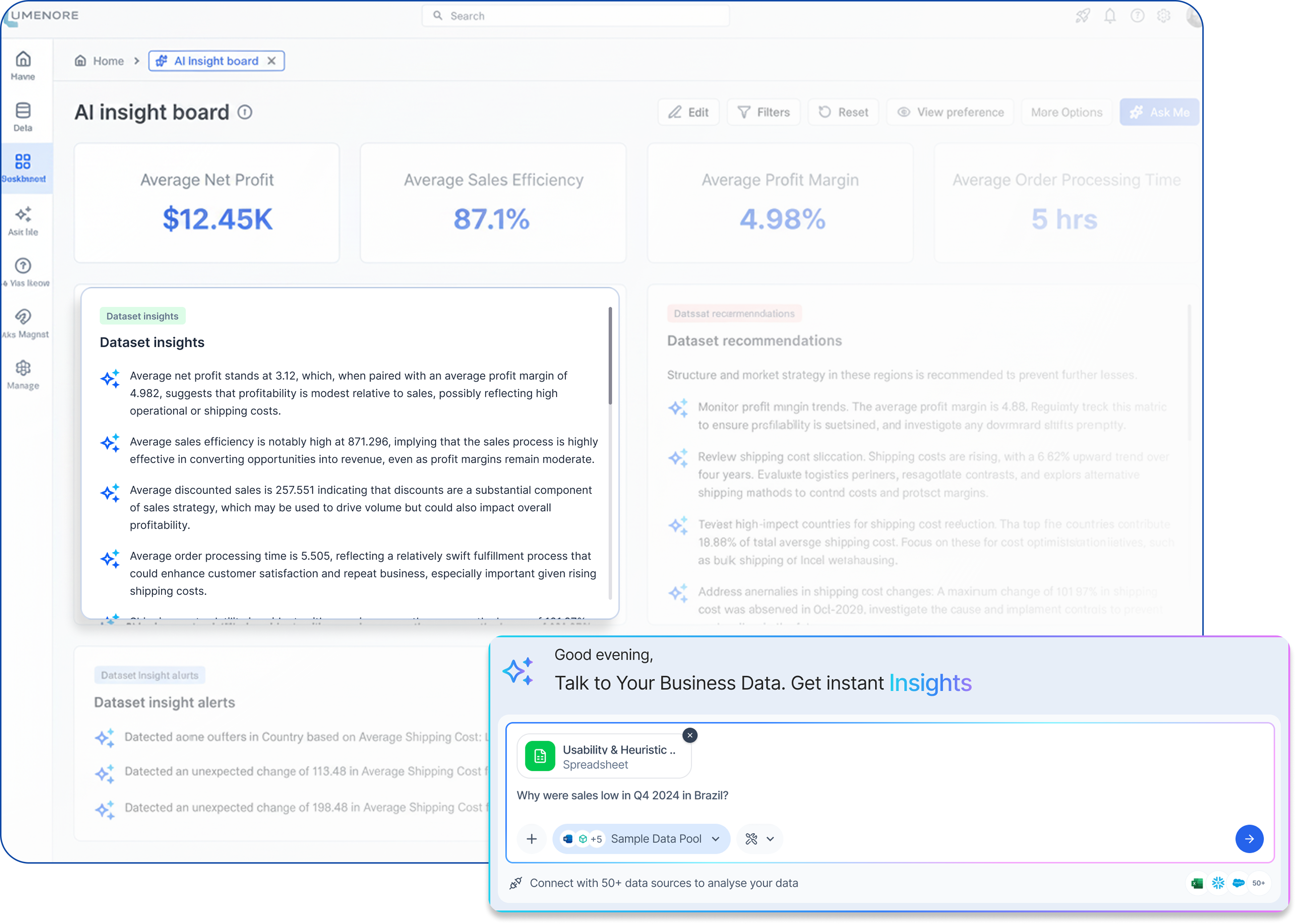AI insight board dashboard